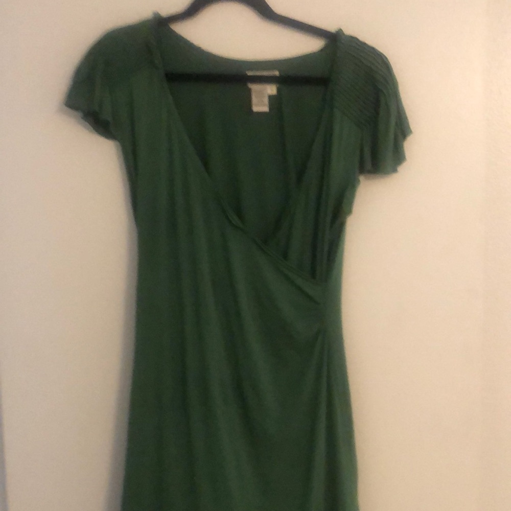 Green Wrap Dress